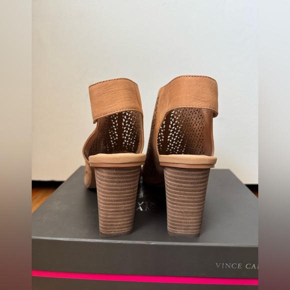 Vince Camuto Sandy Natural Nubuck Heels - Picture 3 of 7